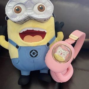 Cat themed headphones, Bluetooth wireless